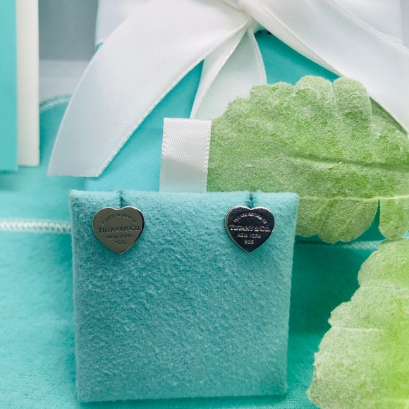 Tiffany & Co. Jewelry - Tiffany mini heart earrings